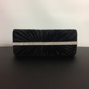 Black Evening Clutch Bag Handbag Purse